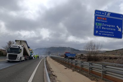 La mayor parte de los trabajos ya ha concluido y solo quedan intervenciones puntuales en la N-234, la N-122 y la N-2.