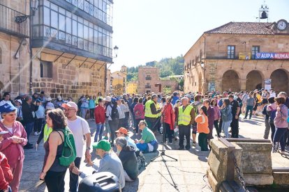 Inicio de la precedente edición de la marcha de Asamis,