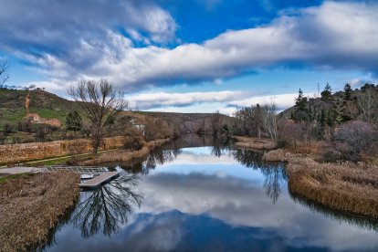 El río Duero en Soria