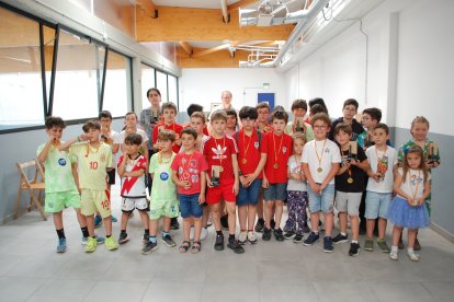 Participantes en el Torneo de la Escuela Municipal de Ajedrez celebrado en La Juventud.