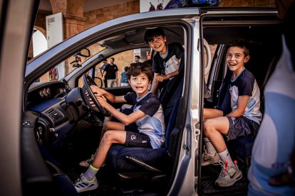 Los escolares aprendieron seguridad vial de la mano de la Policía Local