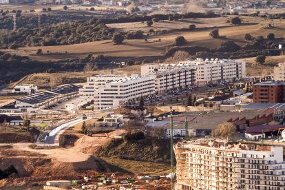 Vista de la Ronda del Duero, con el ‘salto’ programado como última fase.