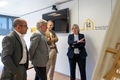 Antón y Rey en la reunión con Casa47.