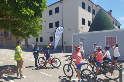 Participantes de Almazán en el programa de Seguridad Vial.