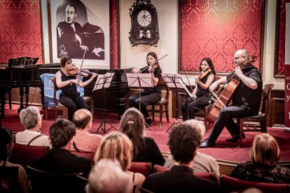 Concierto de los alumnos del Erasmus+ del Conservatorio.
