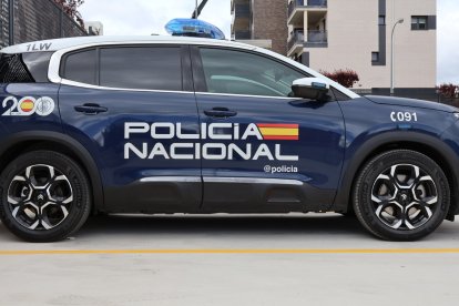 Vehículo de la Policía Nacional.