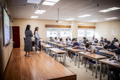 Estudiantes de Soria en la PAU.