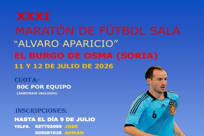 Cartel anunciador del torneo burgense.