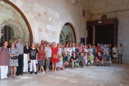 Alumnos del curso de verano de Santa Catalina en una edición anterior.