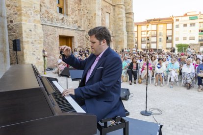 Andrey Yaroshinsky ofrece un concierto en Soria en una imagen de archivo.