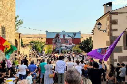 Celebración de 'El espíritu del lobo' en Montejo de Tiermes.