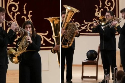 El quinteto de viento metal KamBrass llevó al Otoño Musical Soriano Transfoliación: metamorfosis de la folía, un recorrido por la transformación de esta danza a través de los siglos.