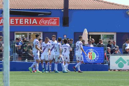 El Numancia ganaba en el campo del Getafe B 0-2 en el play off de ascenso de 2025.