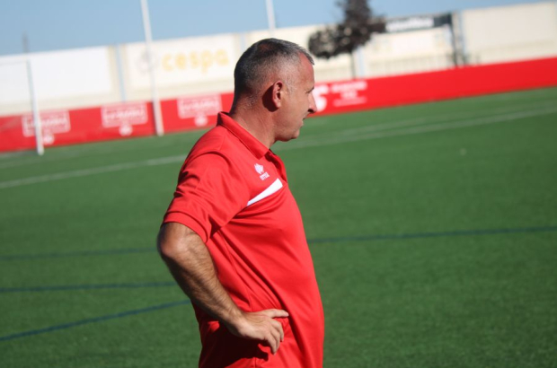 Javi Moreno, entrenador del Numancia.