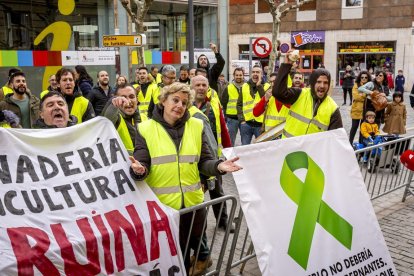Después de las tractoradas las manifestaciones se realizaron a pie