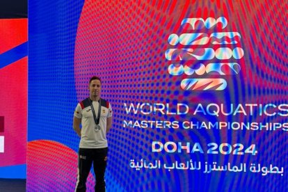 Sergio Martín en las instalaciones mundialistas de Qatar