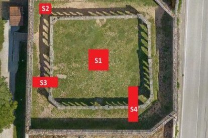 Localización de los sondeos que se están ejecutando.