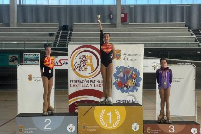 Éxito del Club Patín Soria en la cita regional.