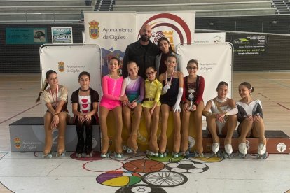 Éxito del Club Patín Soria en la cita regional.