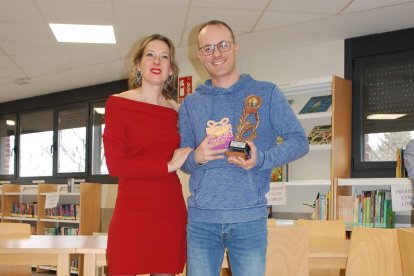 Fernando Arauzo y la concejala de Golmayo Sara Herrero