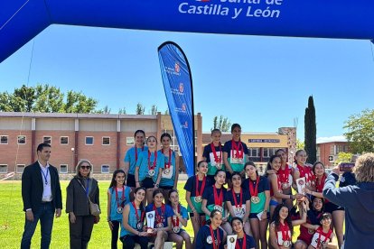 Notable actuación de los escolares sorianos en Zamora.