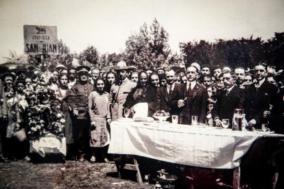 La muestra puede visitarse en la galería acristalada del Instituto Antonio Machado