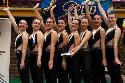 Gimnastas del CG Soria en el Regional.