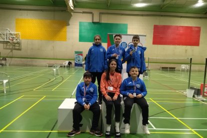 Jugadores sub-13 en el podio de Medina del Campo. HDS