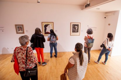 La muestra de Picasso en el Centro Cultural Gaya Nuño. MARIO TEJEDOR