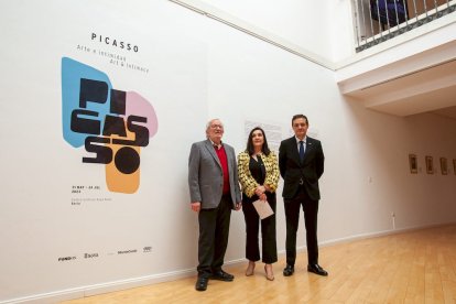 La muestra de Picasso en el Centro Cultural Gaya Nuño. MARIO TEJEDOR