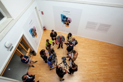 La muestra de Picasso en el Centro Cultural Gaya Nuño. MARIO TEJEDOR