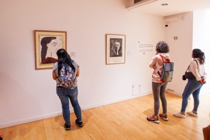 La muestra de Picasso en el Centro Cultural Gaya Nuño. MARIO TEJEDOR