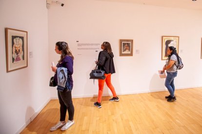 La muestra de Picasso en el Centro Cultural Gaya Nuño. MARIO TEJEDOR