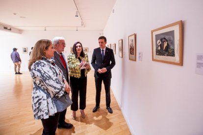 La muestra de Picasso en el Centro Cultural Gaya Nuño. MARIO TEJEDOR