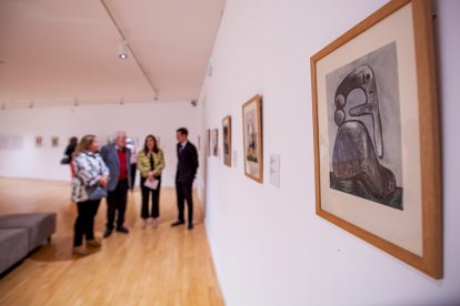 La muestra de Picasso en el Centro Cultural Gaya Nuño. MARIO TEJEDOR