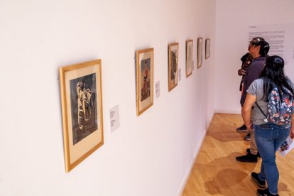 La muestra de Picasso en el Centro Cultural Gaya Nuño. MARIO TEJEDOR