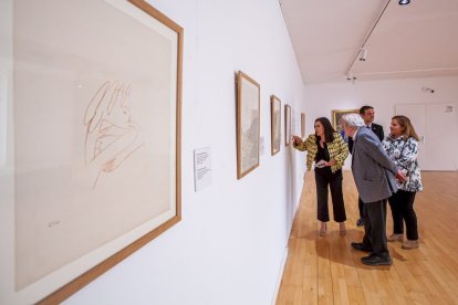 La muestra de Picasso en el Centro Cultural Gaya Nuño. MARIO TEJEDOR