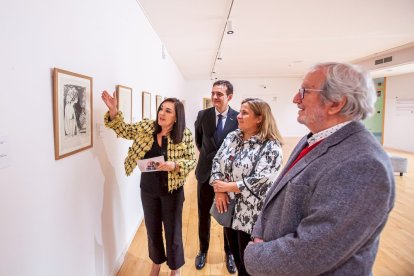 La muestra de Picasso en el Centro Cultural Gaya Nuño. MARIO TEJEDOR