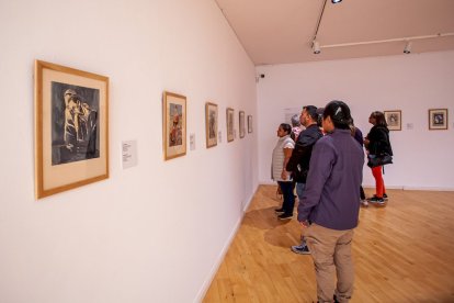 La muestra de Picasso en el Centro Cultural Gaya Nuño. MARIO TEJEDOR