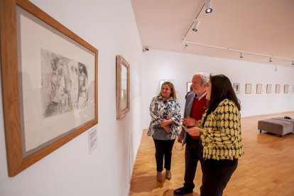 La muestra de Picasso en el Centro Cultural Gaya Nuño. MARIO TEJEDOR