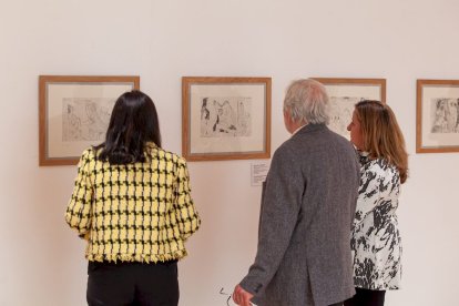 La muestra de Picasso en el Centro Cultural Gaya Nuño. MARIO TEJEDOR