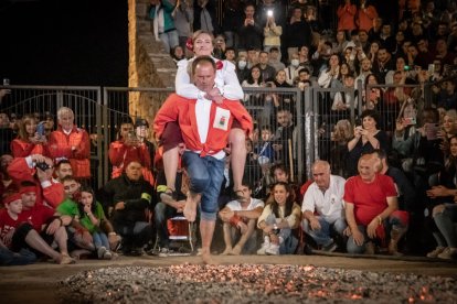 Paso del Fuego en San Pedro Manrique, en Soria.