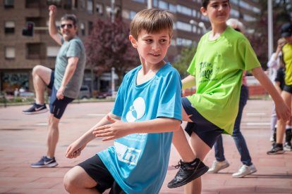 Clase de zumba con la candidata del PP al Ayuntamiento de Soria.-GONZALO MONTESEGURO