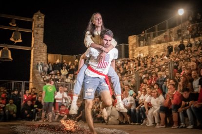 Paso del Fuego en San Pedro Manrique, en Soria.