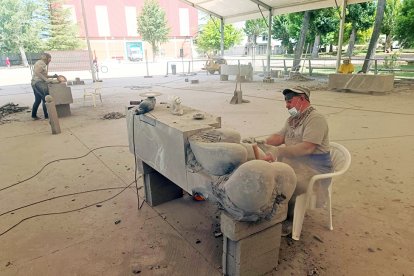 Simposio de escultura en Almazán