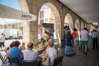 Traslado del mercadillo de Soria a las calles Sagunto y Vicente Tutor. GONZALO MONTESEGURO