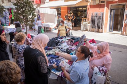 Traslado del mercadillo de Soria a las calles Sagunto y Vicente Tutor. GONZALO MONTESEGURO