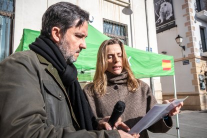 Concentración de Vox en Soria.-G. MONTESEGURO