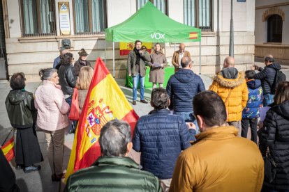 Concentración de Vox en Soria.-G. MONTESEGURO