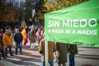 Concentración de Vox en Soria.-G. MONTESEGURO
